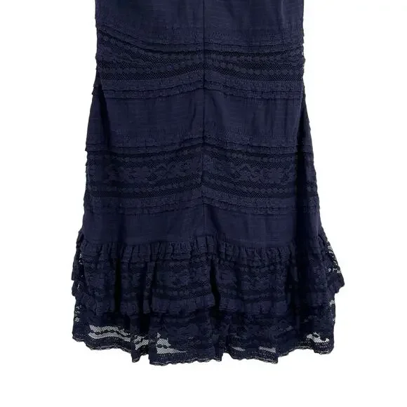 Parker Alanis Dress Size 0 Navy Blue Lace New - Picture 7 of 12